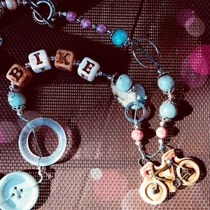 OOAK North Hampton Romp necklace w/ earrngs by Susan A Ray designer and author